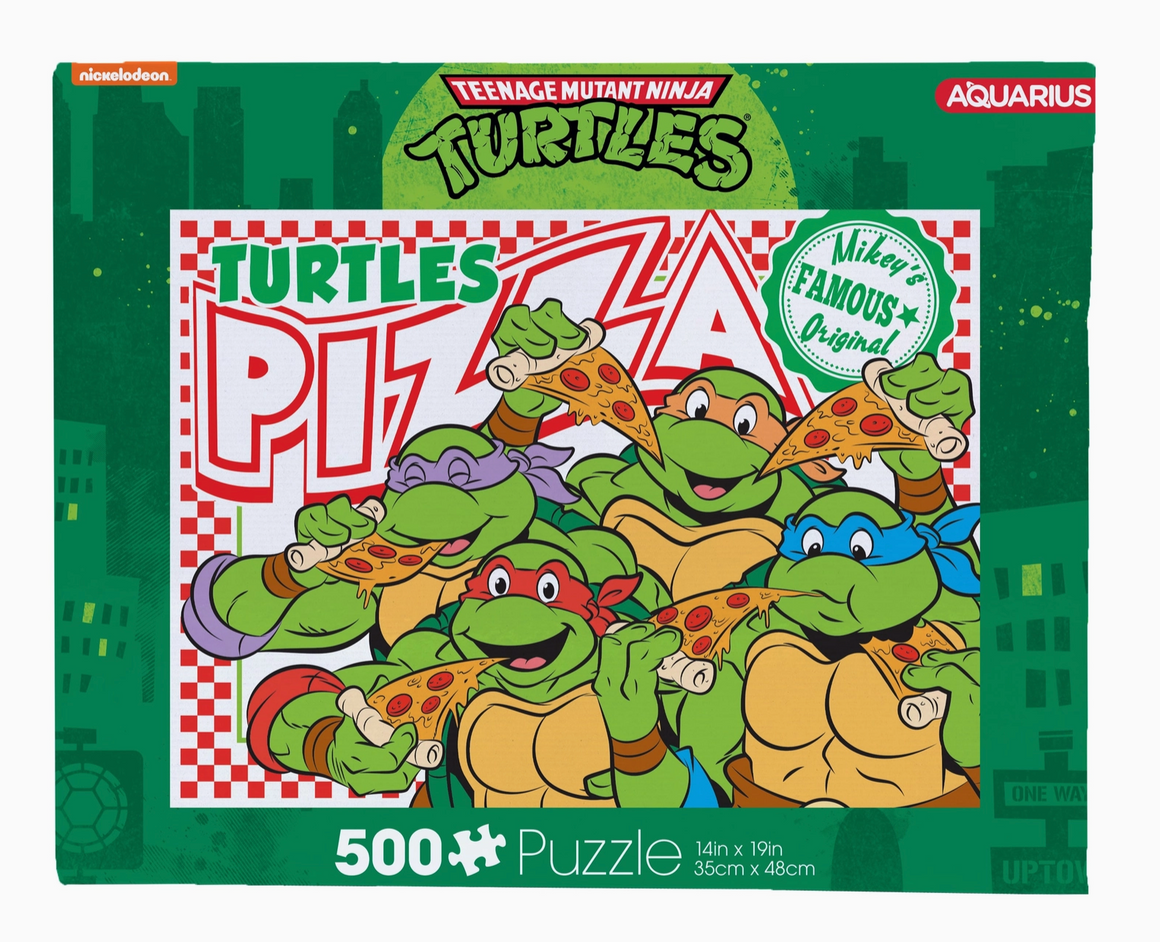Tennage Mutant Ninja Turtles Pizza 500 Piece Jigsaw Puzzle