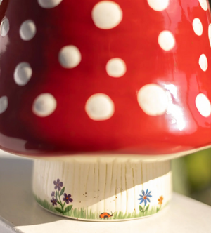 So Cute Ceramic Planter - Mushroom