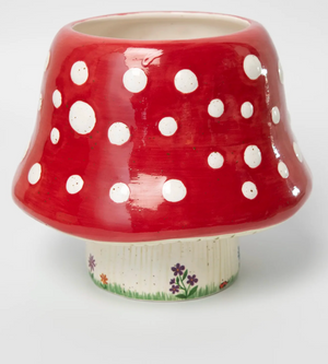 So Cute Ceramic Planter - Mushroom