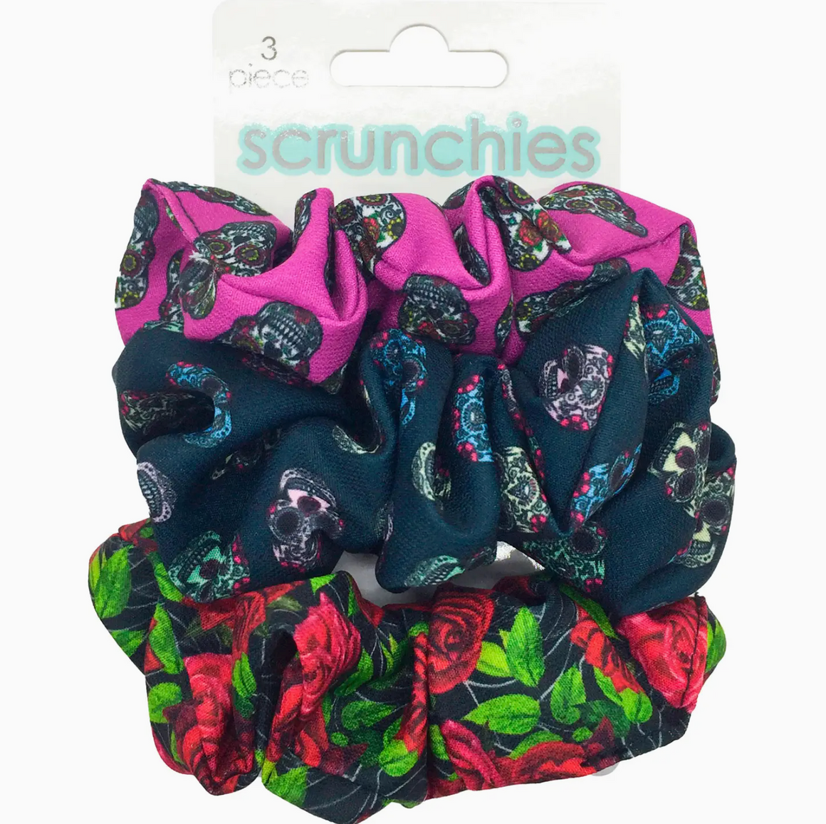 Sugar Skull Scrunchies