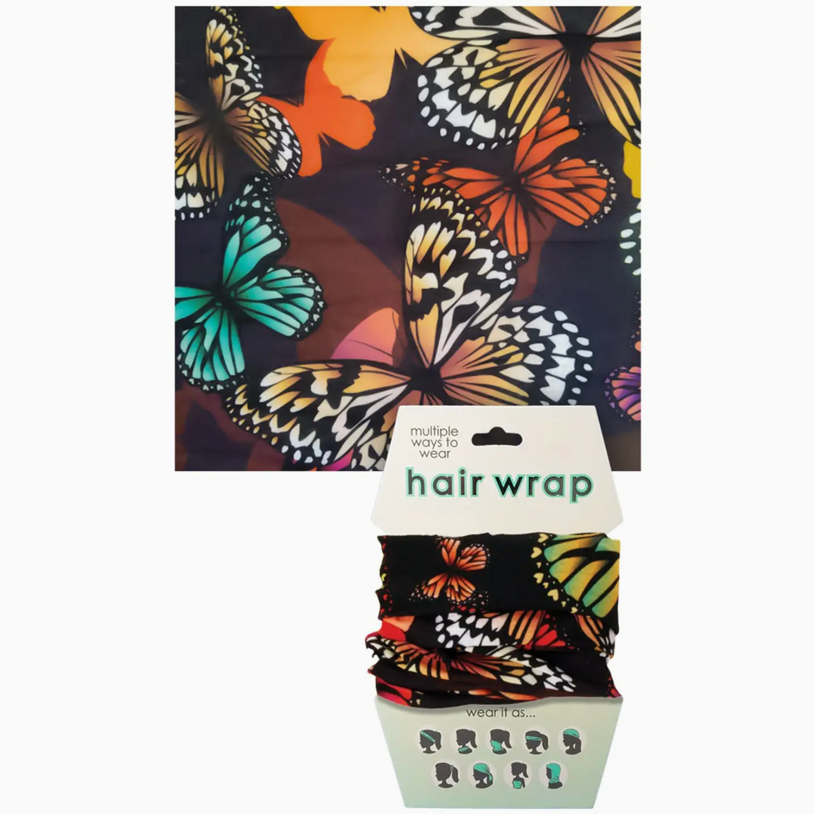 Butterflies Hair Wrap