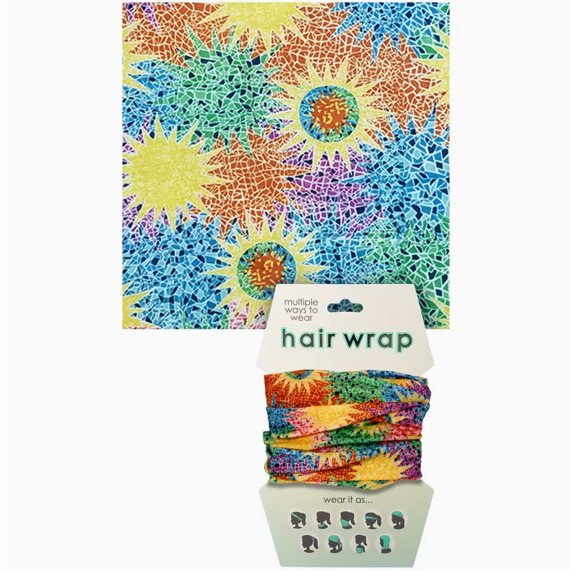 Color Bursts Hair Wrap