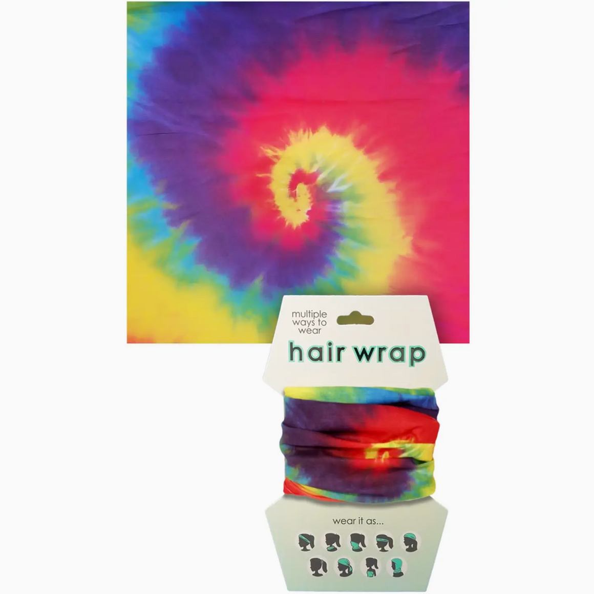 Tie Dye Hair Wrap