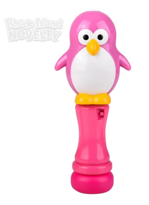 8" Penguin Light-Up Bubble Wand