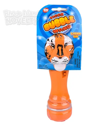 8" Tiger Light-Up Bubble Wand