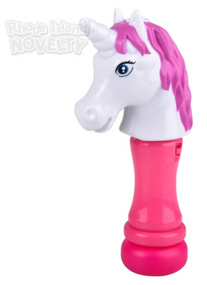 8" Unicorn Light-Up Bubble Wand
