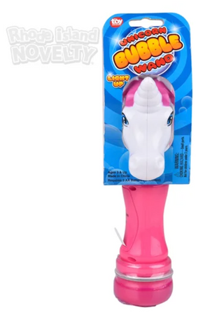 8" Unicorn Light-Up Bubble Wand