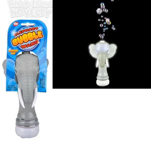 8" Elephant Light-Up Bubble Wand