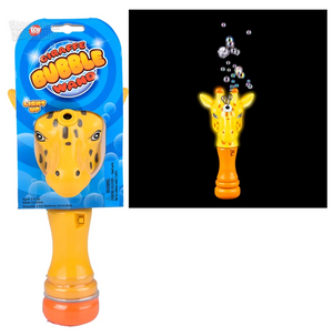 8" Giraffe Light-Up Bubble Wand