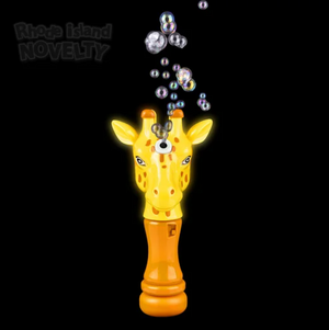 8" Giraffe Light-Up Bubble Wand