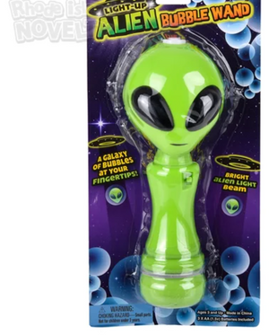 8" Alien Light-Up Bubble Wand