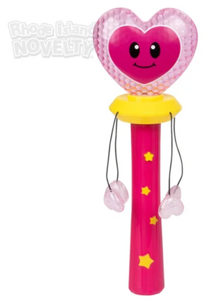 13" Light-Up Orbiting Heart Wand