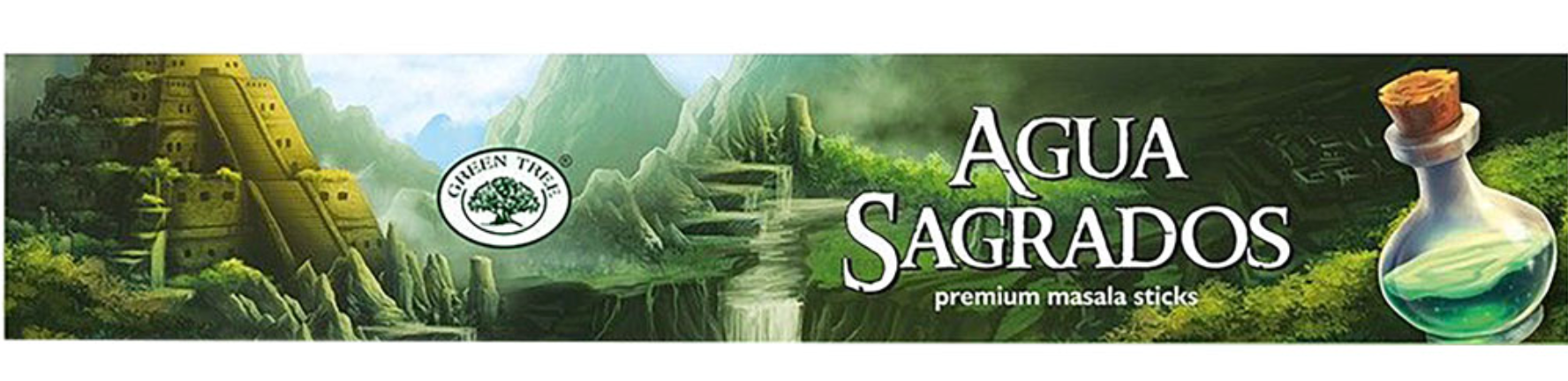 Green Tree Incense 15 gr - Agua Sagrados