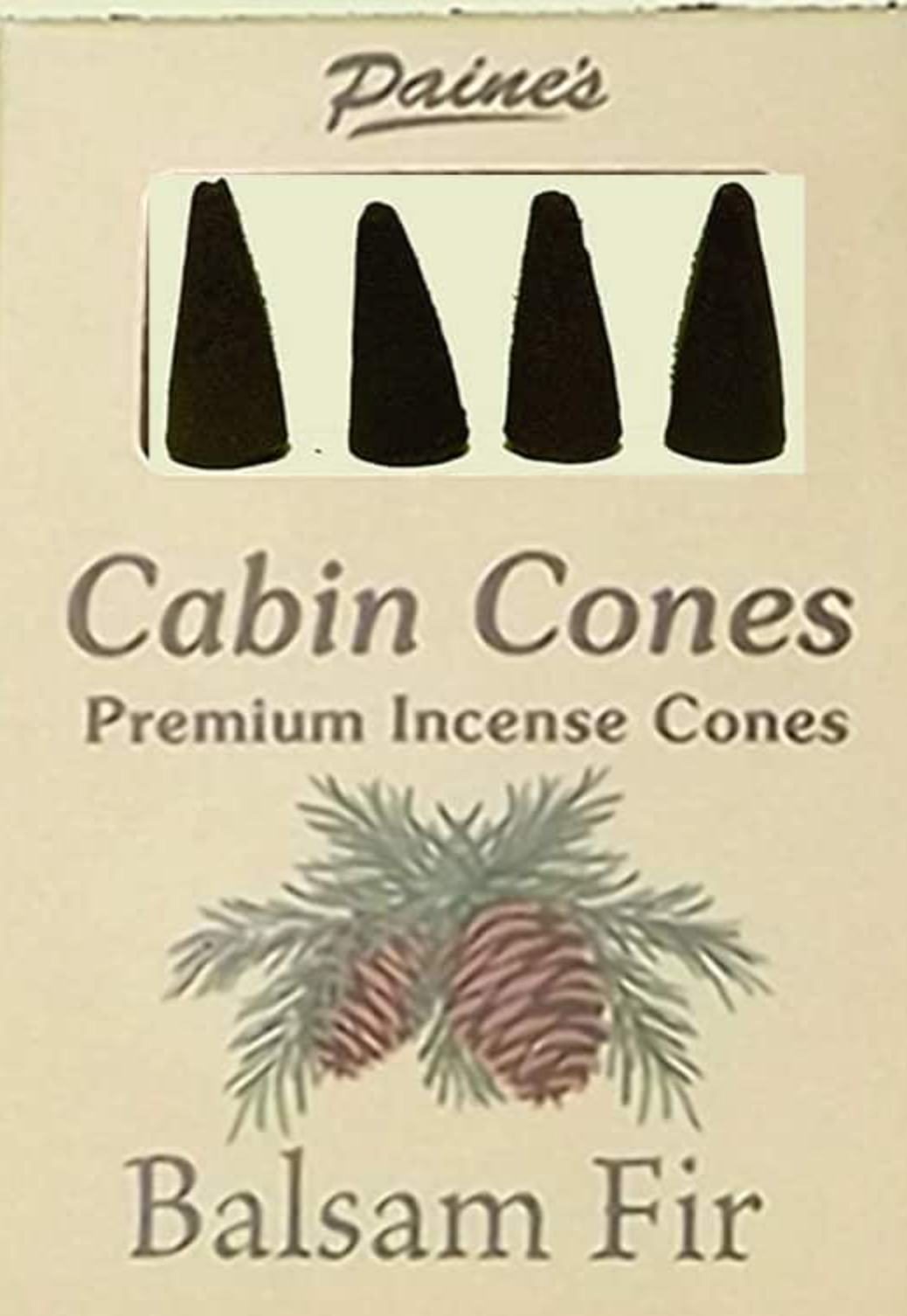 Balsam Scented Incense Cones (pack of 20)