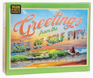 Greetings from the Isle of Self Pity | Funny Puzzle
