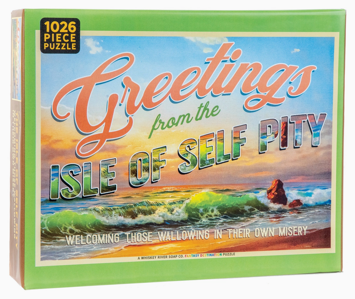 Greetings from the Isle of Self Pity | Funny Puzzle