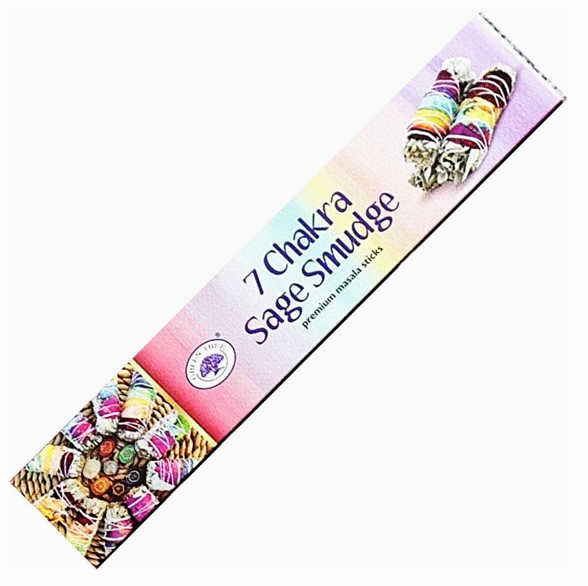 Green Tree Incense 15 gr - 7 Chakra Sage Smudge