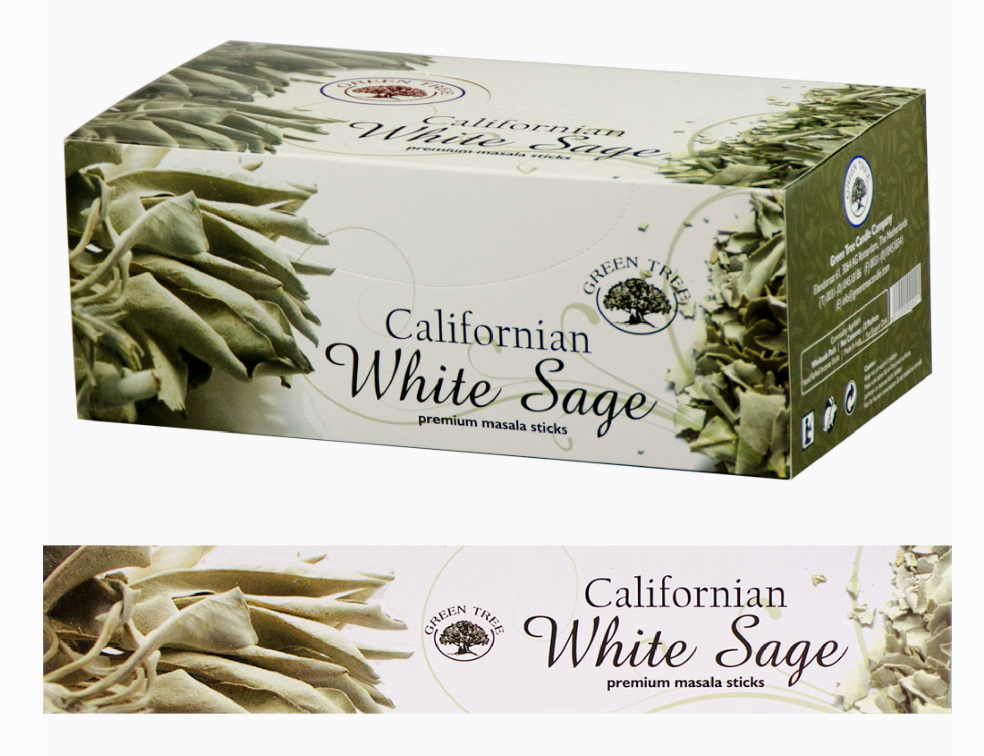 Green Tree Incense 15 gr - California White Sage