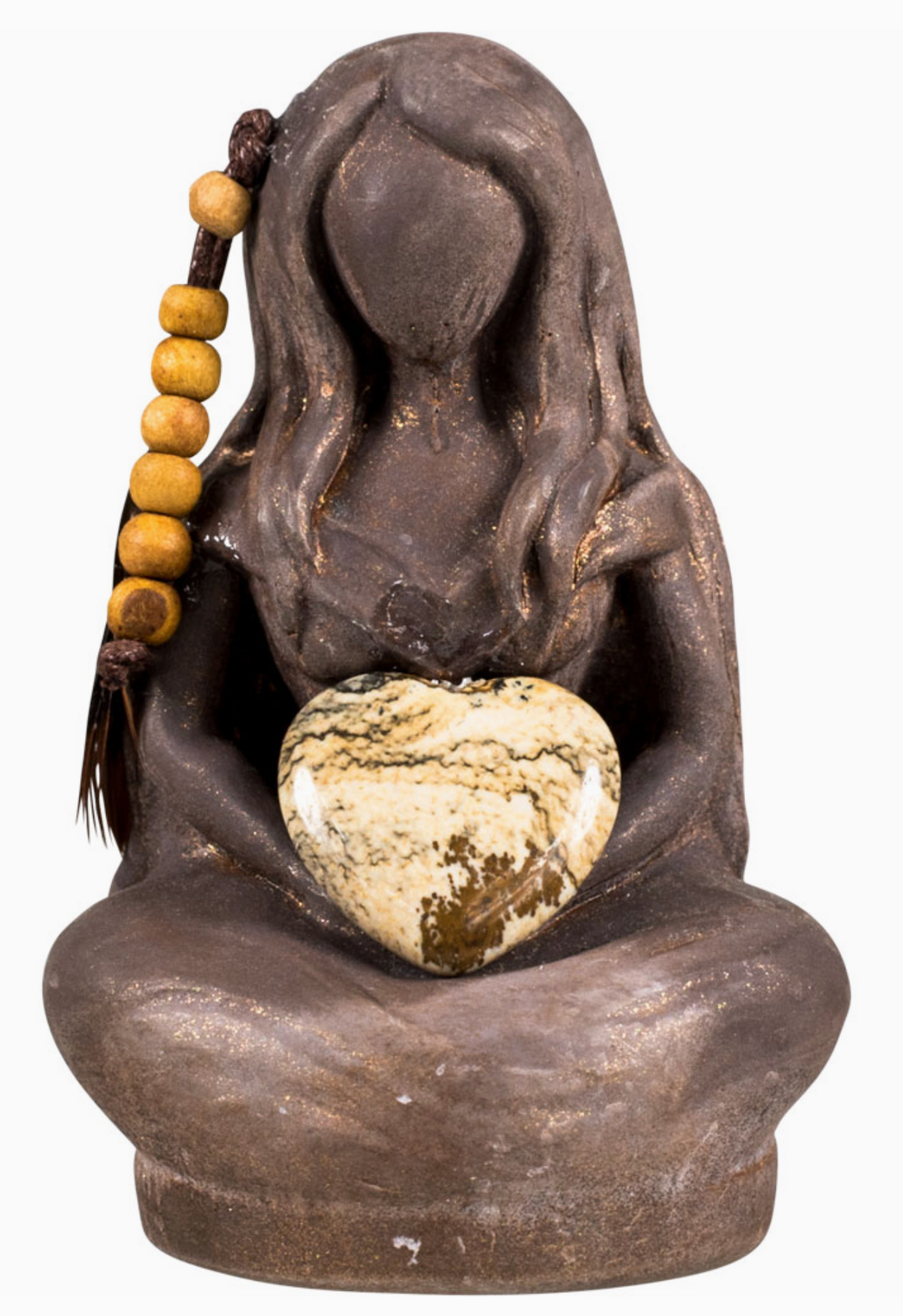 Gypsum Cement Figurine - Aine Goddess of Love