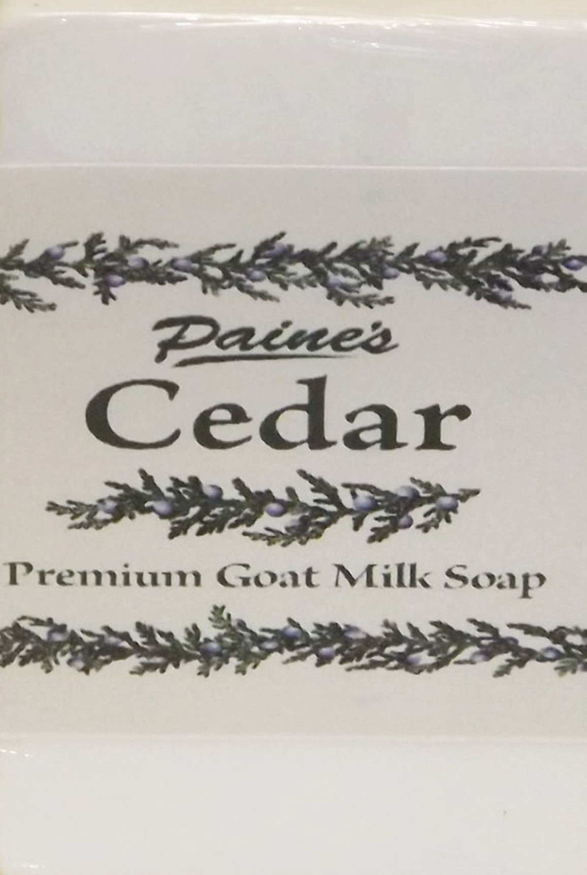 Cedar scented Goat Milk soap 4.5 oz.