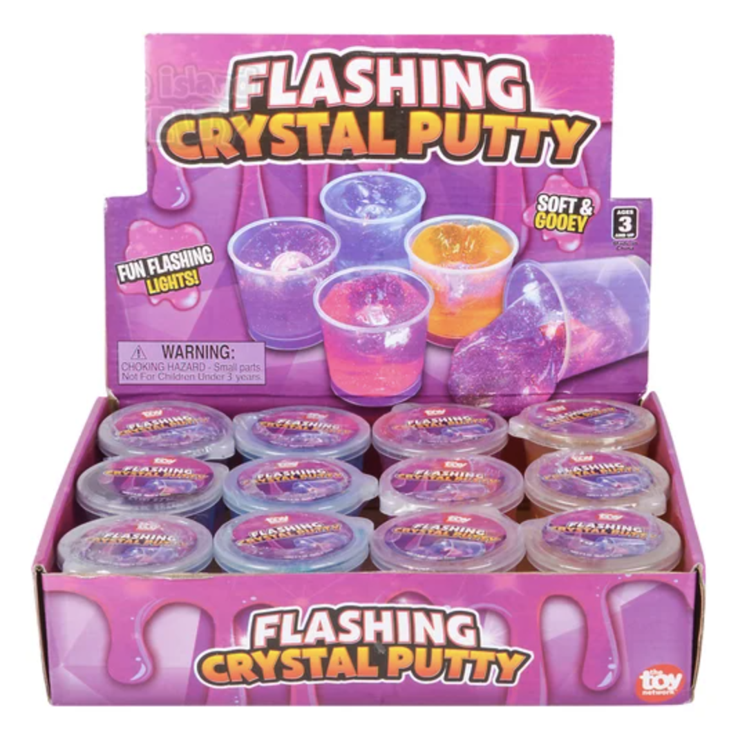 2.5" Flashing Crystal Putty