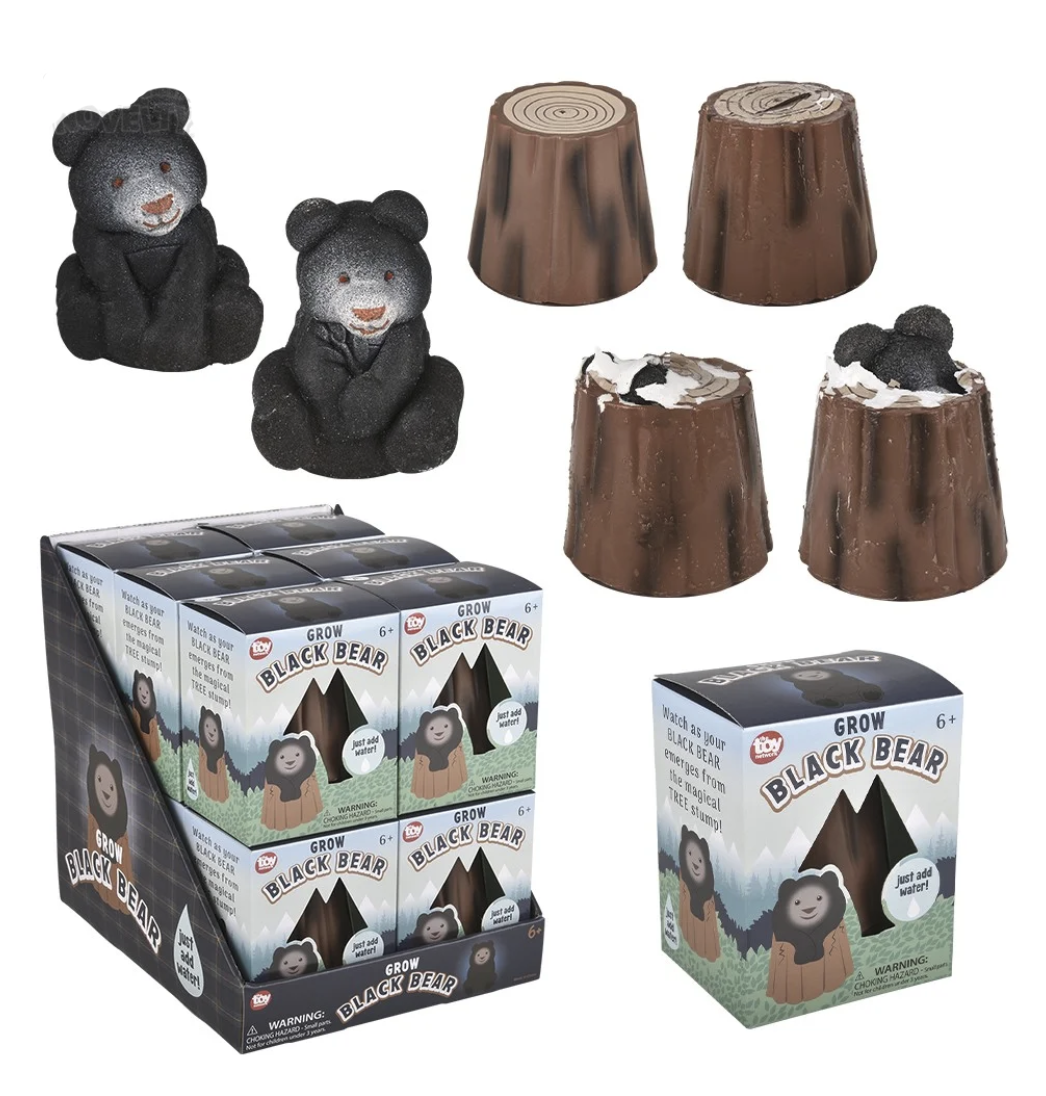 Grow Black Bear, Just Add Water Toy