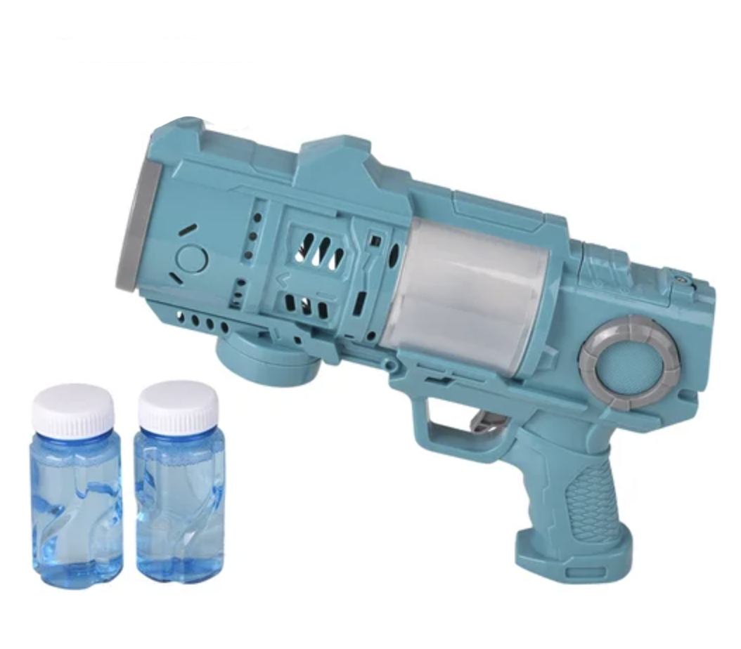 9.25" Light-Up Bubble Space Rifle With Sound