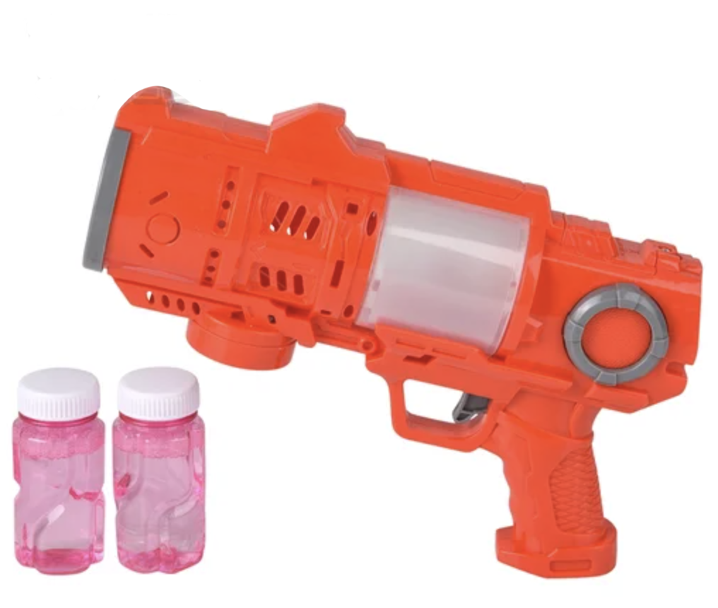 9.25" Light-Up Bubble Space Rifle With Sound