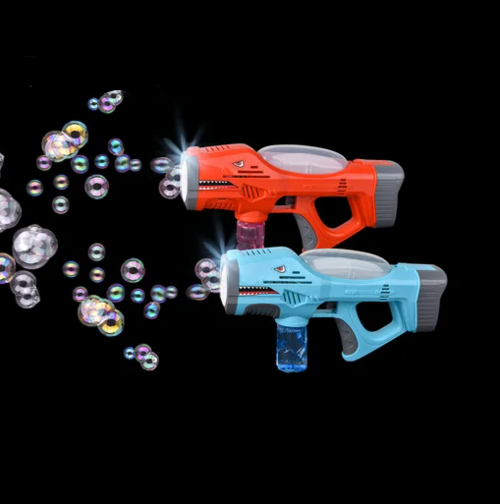 11.25" Light-Up Bubble Shark Blaster With Sound