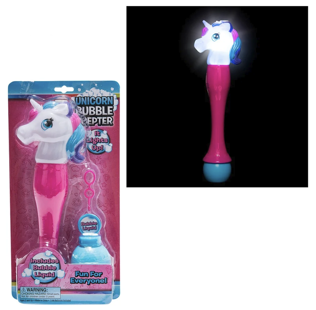 12.5" Unicorn Bubble Scepter
