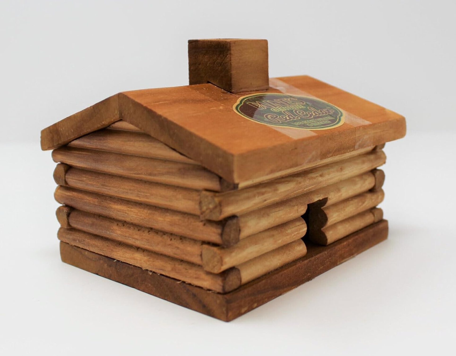 Red Cedar Incense with Large Cabin Burner Gift Set
