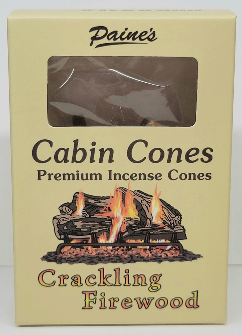 Crackling Firewood Scented Incense Cones (pack of 20)