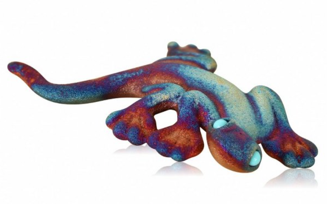 Large Gecko Figurine 5"