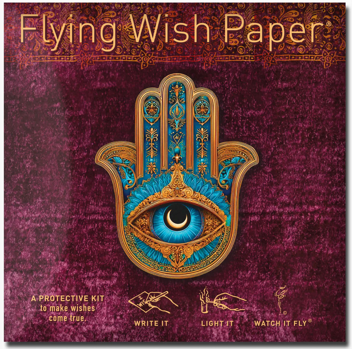Hamsa - Flying Wish Paper® Protection 15 Mini Wishing Kit™