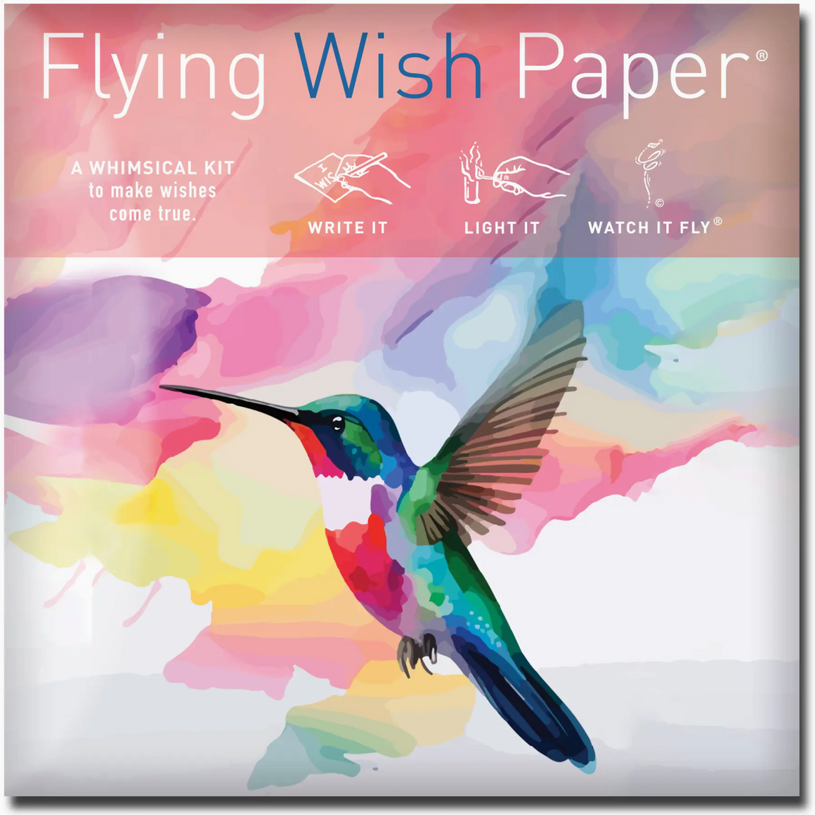 Hummingbird – Flying Wish Paper® Mini Wishing Kit™ Gift