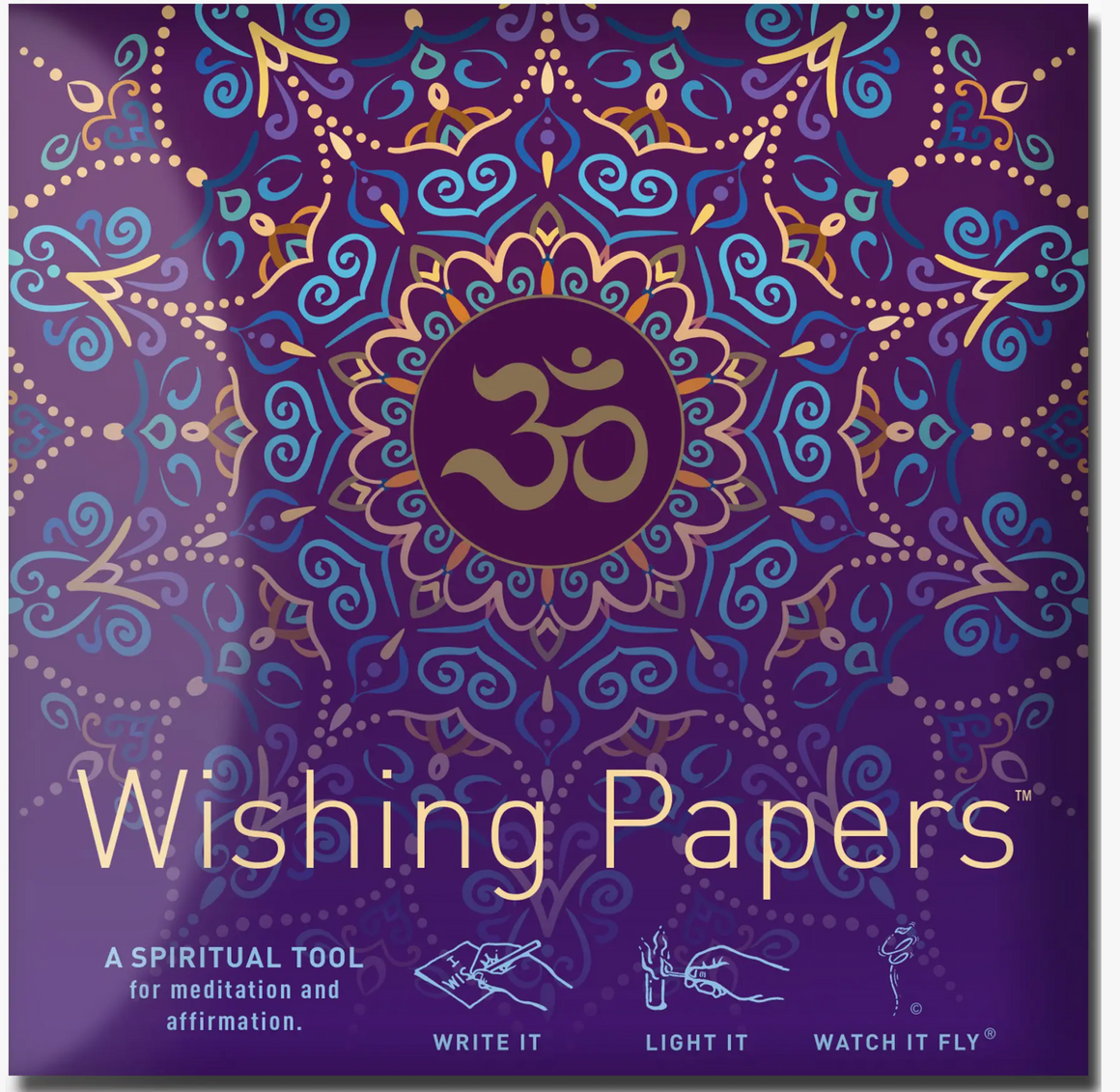 Purple Om - Mini Kit - Interactive Meditation Ritual Kit