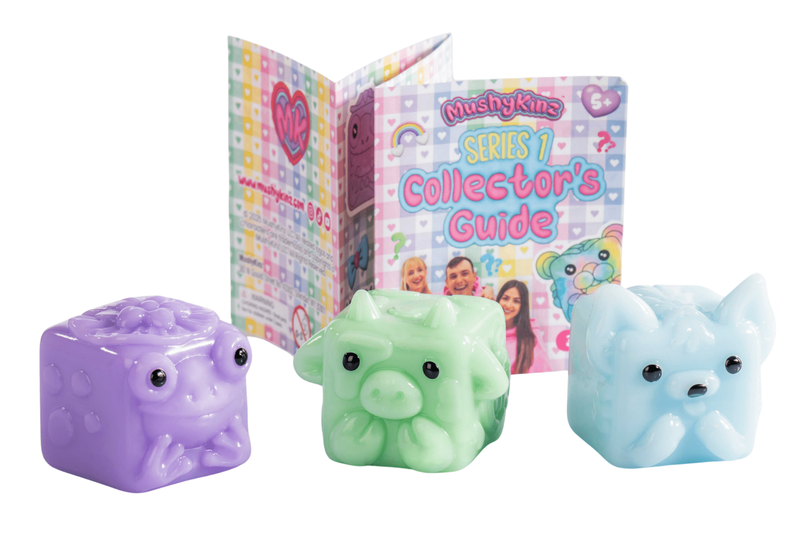 MushyKinz Mystery Mini 3 Pack Squishy Collectible Figures
