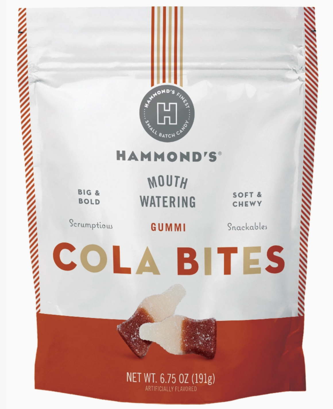Gummi Candy - Cola Bites - 6.75 oz Resealable Bag