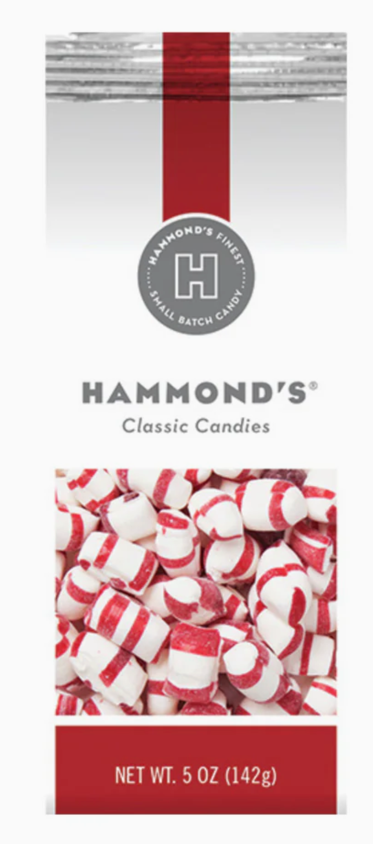 All-Natural Classic Candy - Puffs - Peppermint -5oz Gift Bag