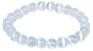 Gemstone & Crystal Bead Bracelets (8 mm)