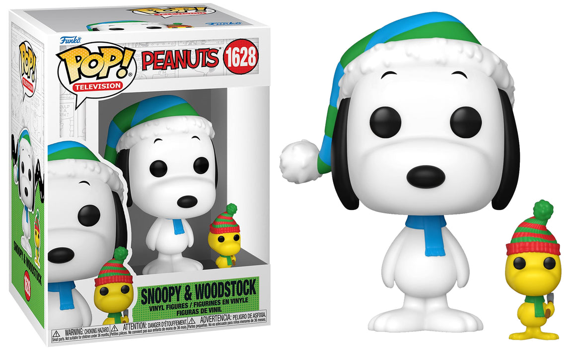 Funko Pop Vinyl Figure Snoopy & Woodstock #1628 - A Charlie Brown Christmas