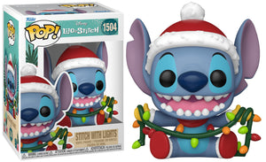 Funko Pop Vinyl Figure Holiday Stitch with Lights #1504 - Lilo & Stitch