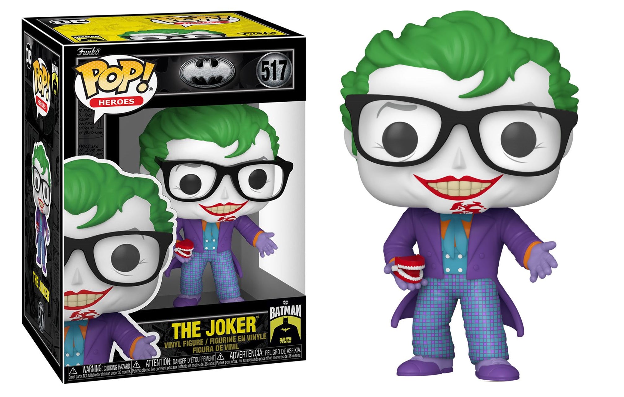 Funko Pop Vinyl Figure The Joker with Bloody Gag Teeth #517