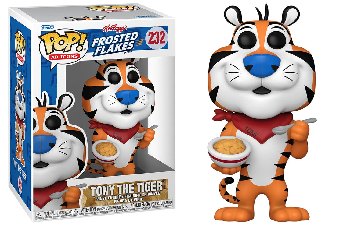 Funko Pop Vinyl Figurine Tony the Tiger #232 Kellogg's Frosted Flakes