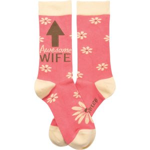Awesome Wife Socks