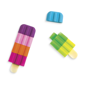 Icy Pops Fruit-Scented Popsicle Erasers Set