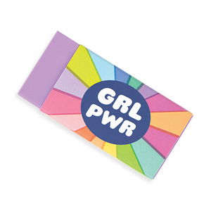 GRL PWR Girl Power Pencil Erasers Set