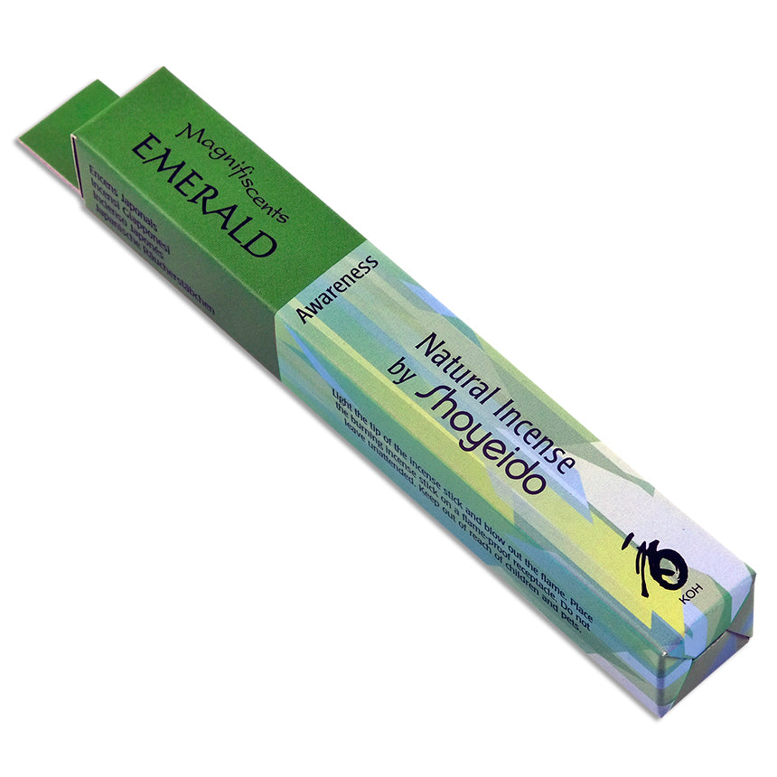 Emerald (Awareness) ~ Magnifiscents The Jewel Series Incense Sticks by Shoyeido