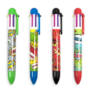 Comic Attack 6-click Multicolor Pens