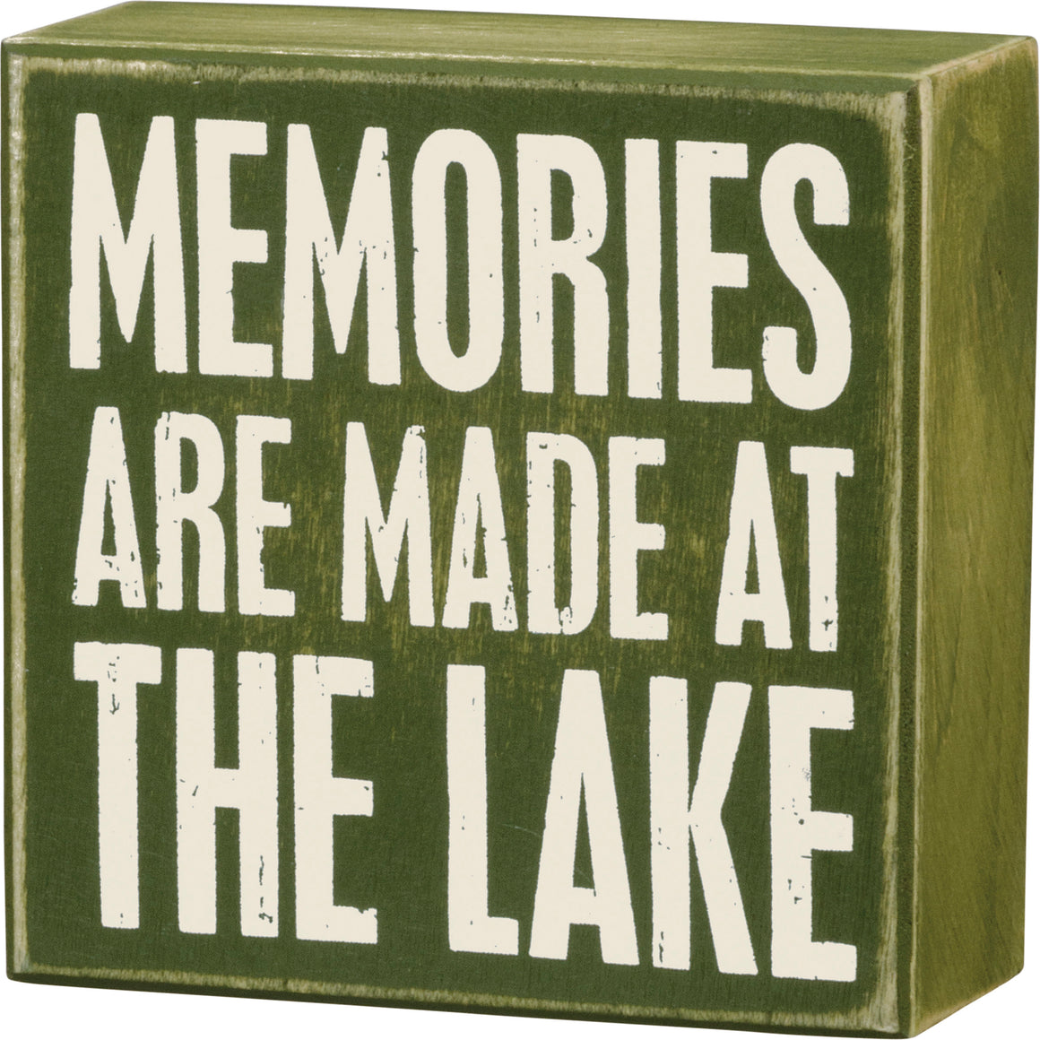 Memories Are Made At The Lake Box Sign